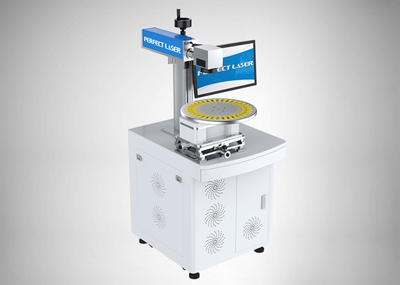 Máquina automática de marcação a laser de metal aço carbono 20w 30w 50w 100w com PC