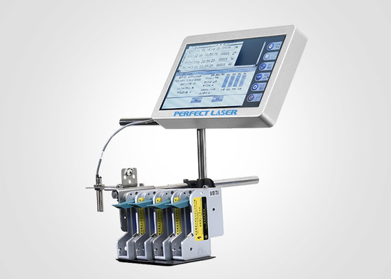 Impressora de codificação a jato de tinta industrial multifuncional, máquina de impressão de código de barras 120m/min