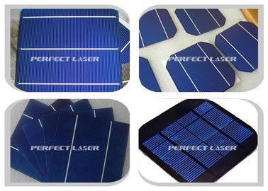 20W 50W 240mm/s Velocidade de gravação Placa de silicone de célula solar Máquina de gravação a laser de fibra