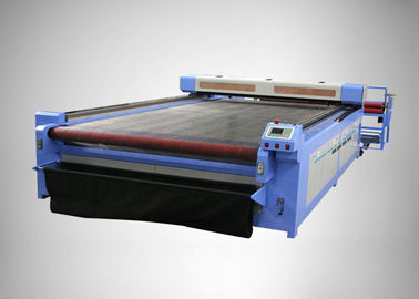 Máquina de gravação a laser CO2 de tecido de vestuário, máquina de corte a laser de tecido