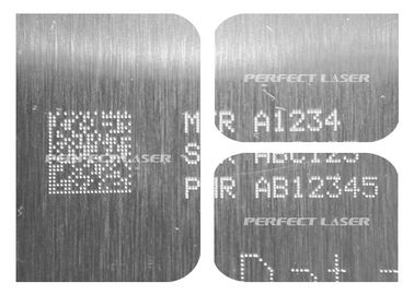 Máquina automática de marcação por impressão por pontos planos 150 × 100 mm de área para placa de identificação de plástico