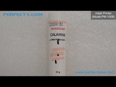 Máquinas de impressão industrial a jato de tinta a laser PM-100B impressão em garrafas de plástico