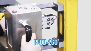 Máquina portátil da marcação do pino do ponto elétrico da bateria portátil do controle da tela de toque do lcd PEQD-260