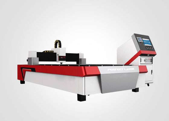 Máquina de corte a laser de fibra de metal pórtico 1000 watts fuso de esferas