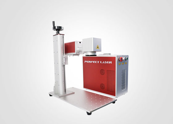 gravador vermelho do laser da máquina da marcação do laser da fibra do metal 30W Tabletop