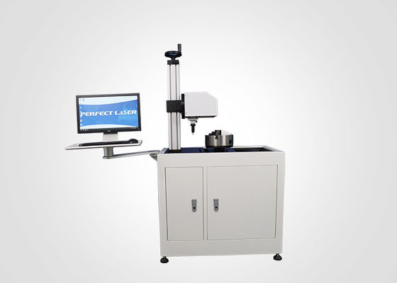 Giratório horizontal de Dot Pin Pneumatic Marking Machine 300mm da flange do metal com computador