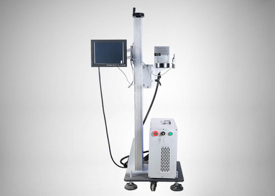 Resfriamento a ar da máquina de marcação a laser tipo levantamento para garrafas/linha de produção