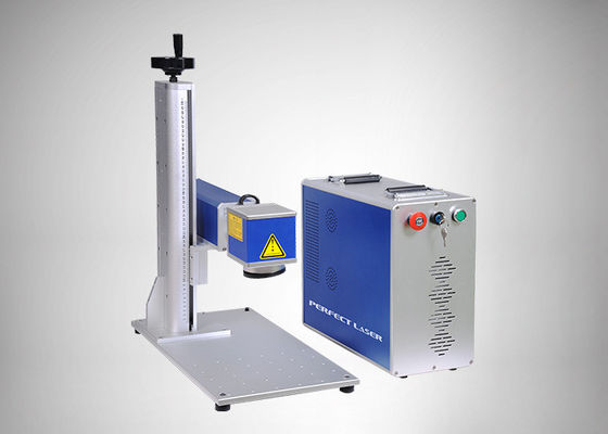 20W 30W 50W Máquina de gravação a laser de fibra de metal de mesa de alta velocidade
