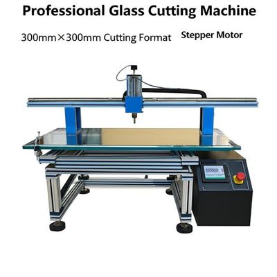 Máquina Profissional de Corte de Vidro com Formato de Corte de 300mm×300mm e Motor de Passo