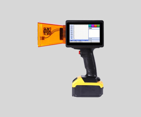Máquina portátil de codificação a laser manual para metal / plástico / madeira / couro / azulejo