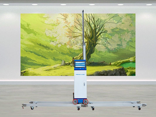 Cabeça de impressão única 9600DPI Tintas a óleo de alta definição Máquinas de impressora para mural de parede