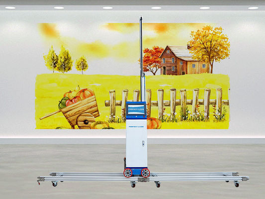 Impressora de parede dupla cabeça 64㎡/h máquina de impressão de parede de alta velocidade para mural e decoração
