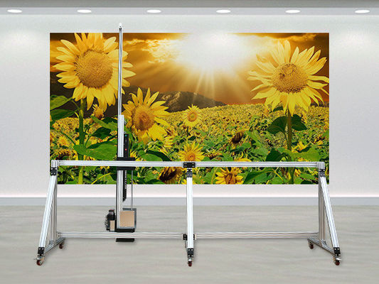 Impressora de parede vertical automática UV Ink 3D Impressora de parede robôs para pinturas e artes murais Papel de parede de decoração